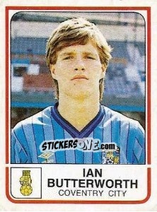 Cromo Ian Butterworth - UK Football 1983-1984 - Panini