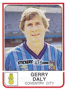 Figurina Gerry Daly - UK Football 1983-1984 - Panini
