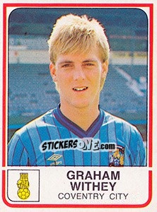Cromo Graham Withey - UK Football 1983-1984 - Panini
