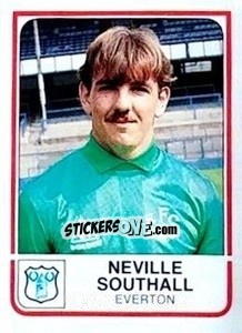 Figurina Neville Southall - UK Football 1983-1984 - Panini