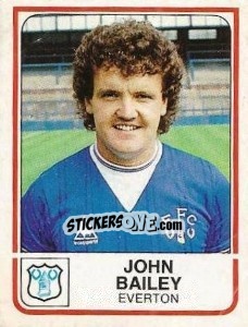 Sticker John Bailey - UK Football 1983-1984 n. 73 - Panini