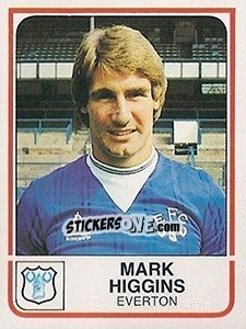 Figurina Mark Higgins - UK Football 1983-1984 - Panini
