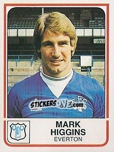 Figurina Mark Higgins - UK Football 1983-1984 n. 74 - Panini