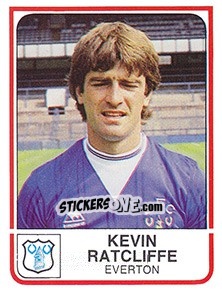 Sticker Kevin Ratcliffe - UK Football 1983-1984 n. 75 - Panini