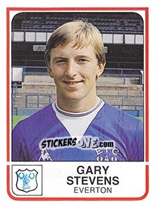 Sticker Gary Stevens - UK Football 1983-1984 - Panini