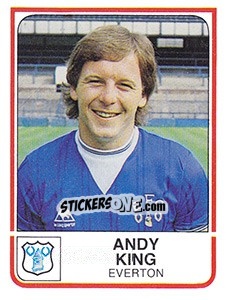 Sticker Andy King - UK Football 1983-1984 - Panini