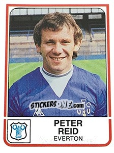 Figurina Peter Reid - UK Football 1983-1984 n. 80 - Panini
