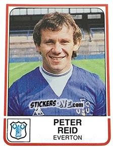 Sticker Peter Reid - UK Football 1983-1984 - Panini