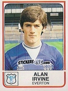 Figurina Alan Irvine - UK Football 1983-1984 - Panini
