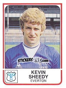 Sticker Kevin Sheedy - UK Football 1983-1984 n. 82 - Panini