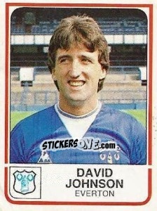 Figurina David Johnson - UK Football 1983-1984 - Panini