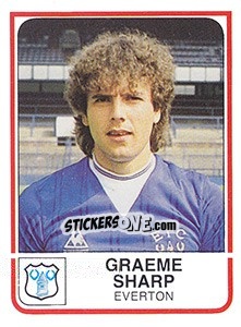Cromo Graeme Sharp - UK Football 1983-1984 - Panini