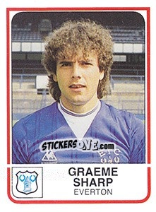 Sticker Graeme Sharp - UK Football 1983-1984 n. 84 - Panini