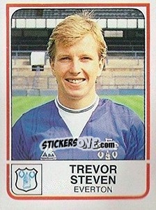 Figurina Trevor Steven - UK Football 1983-1984 - Panini