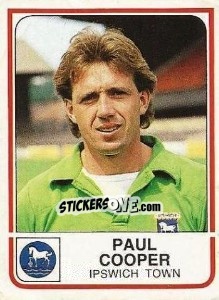 Figurina Paul Cooper - UK Football 1983-1984 - Panini