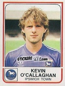 Figurina Kevin O'Callaghan - UK Football 1983-1984 - Panini
