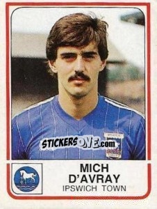 Figurina Mich D'Avary - UK Football 1983-1984 - Panini