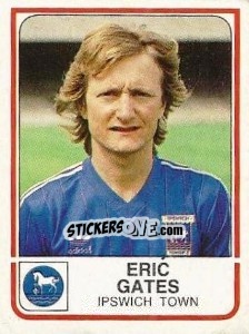Figurina Eric Gates - UK Football 1983-1984 - Panini