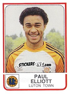 Sticker Paul Elliott - UK Football 1983-1984 - Panini