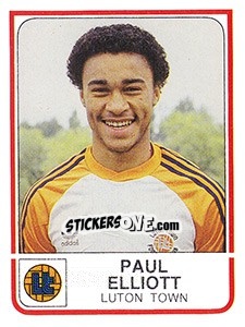 Sticker Paul Elliott - UK Football 1983-1984 n. 138 - Panini