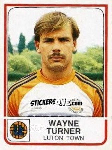 Sticker Wayne Turner - UK Football 1983-1984 - Panini