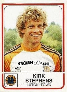 Cromo Kirk Stephens - UK Football 1983-1984 - Panini