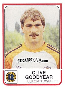 Cromo Clive Goodyear - UK Football 1983-1984 - Panini