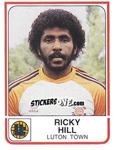 Figurina Ricky Hill - UK Football 1983-1984 - Panini