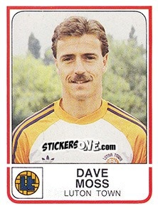 Sticker Dave Moss - UK Football 1983-1984 - Panini