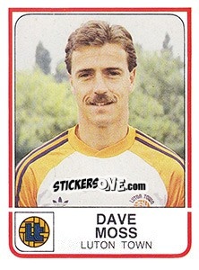 Sticker Dave Moss - UK Football 1983-1984 n. 149 - Panini
