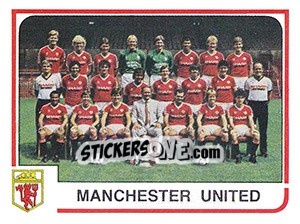 Sticker Team - UK Football 1983-1984 - Panini