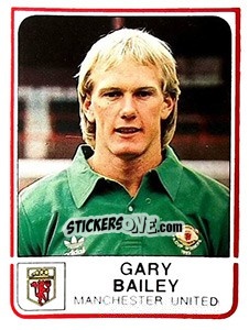 Sticker Gary Bailey - UK Football 1983-1984 - Panini