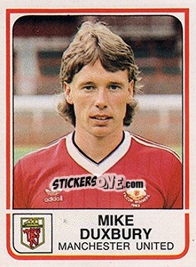 Figurina Mike Duxbury - UK Football 1983-1984 - Panini