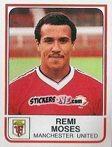 Sticker Remi Moses - UK Football 1983-1984 - Panini