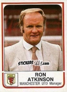 Figurina Ron Atkinson - UK Football 1983-1984 - Panini