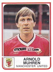 Sticker Arnold Muhren - UK Football 1983-1984 - Panini
