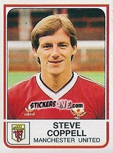 Figurina Steve Coppell - UK Football 1983-1984 - Panini