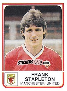 Cromo Frank Stapleton - UK Football 1983-1984 - Panini