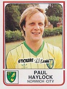 Cromo Paul Haylock - UK Football 1983-1984 - Panini