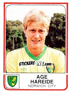 Figurina Age Hareide - UK Football 1983-1984 - Panini