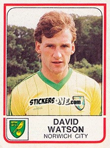 Sticker David Watson - UK Football 1983-1984 - Panini