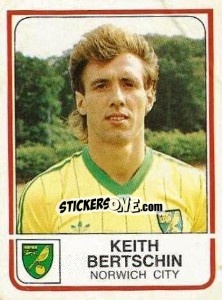 Sticker Keith Bertschin - UK Football 1983-1984 n. 179 - Panini