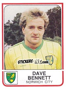 Cromo Dave Bennett - UK Football 1983-1984 - Panini