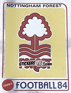 Sticker Badge - UK Football 1983-1984 - Panini