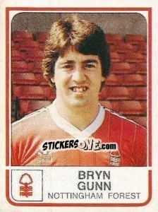 Sticker Bryn Gunn - UK Football 1983-1984 - Panini