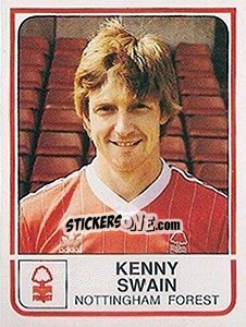 Figurina Kenny Swain - UK Football 1983-1984 - Panini