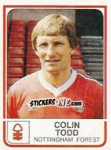 Cromo Colin Todd - UK Football 1983-1984 - Panini
