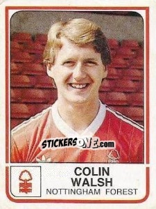 Figurina Colin Walsh - UK Football 1983-1984 - Panini