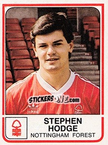 Sticker Steve Hodge - UK Football 1983-1984 - Panini