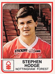 Figurina Steve Hodge - UK Football 1983-1984 - Panini